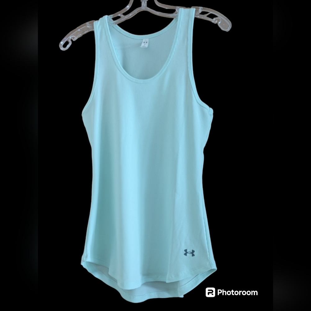 Women's Under Armour ribbed stretch tank size L